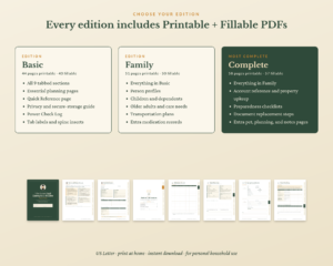 Complete Binder + Starter Workbook Bundle