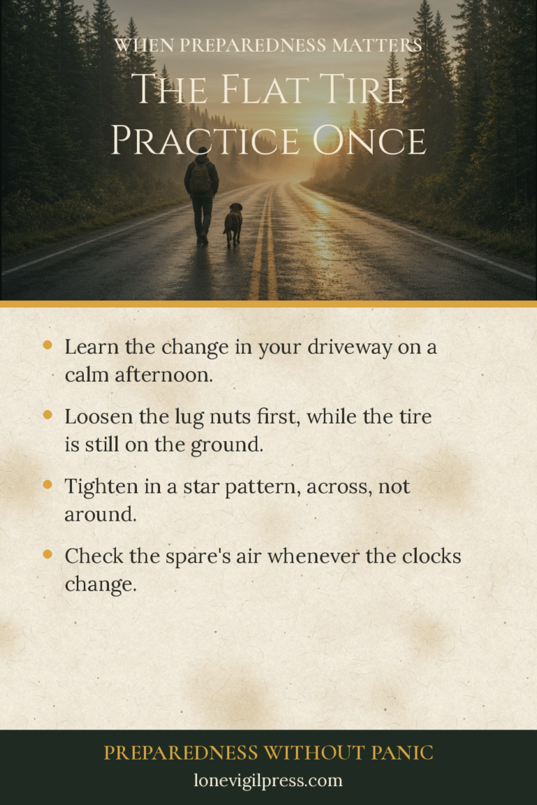 When Preparedness Matters: The Flat Tire