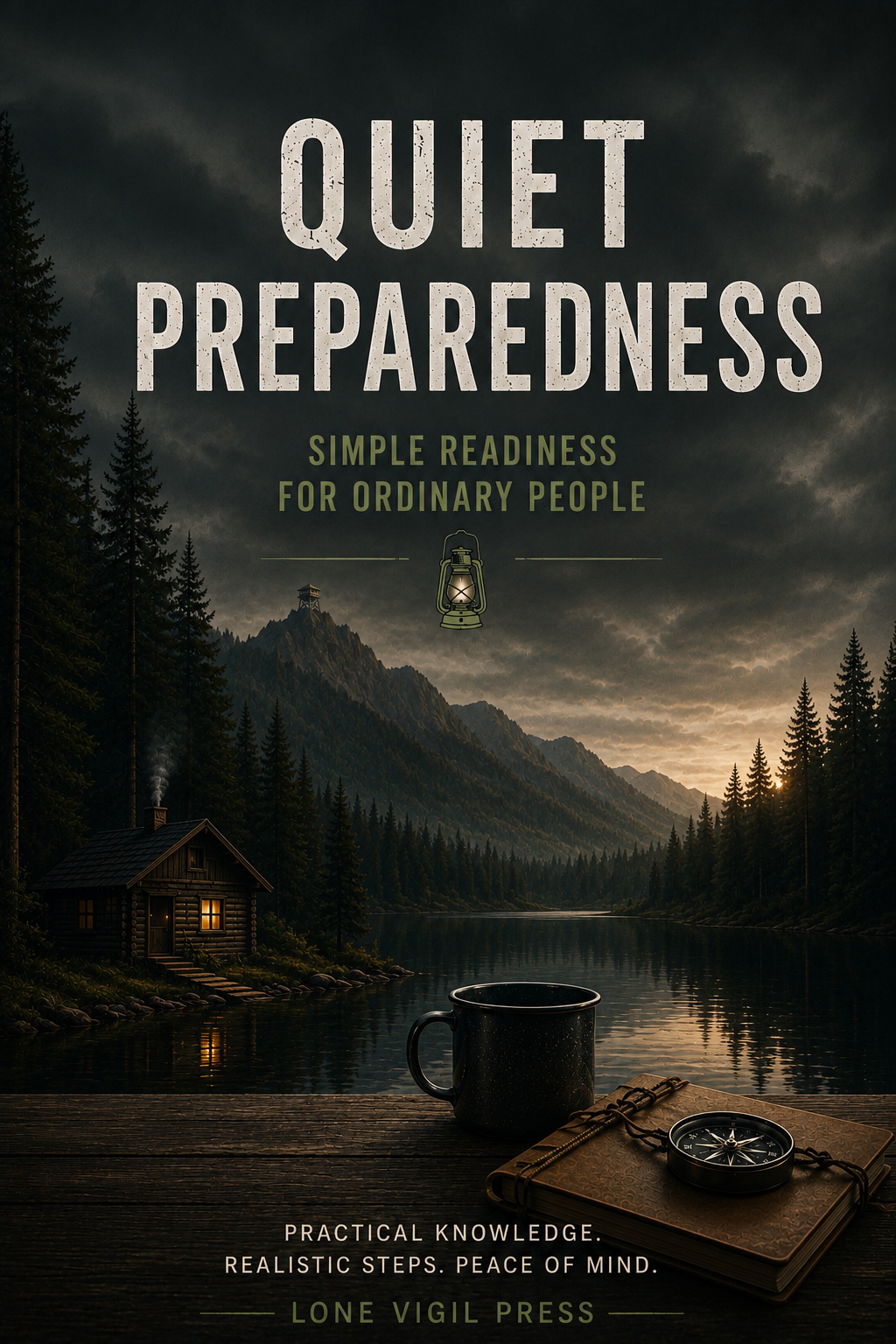 Quiet Preparedness: Simple Readiness for Ordinary People, book cover by Lone Vigil Press
